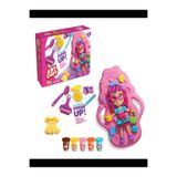 a v d a Kıyafet Giydirme Dress Up Oyun Hamuru Seti - 5 Renk Hamur ve Bebek Giydirme Aksesuarlı Eğitici Set