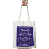 A Very Supernatural Christmas Knit Iki Tarafı Kalıcı Baskılı Yıkanabilir Okul Plaj Omuz Bez Çantası