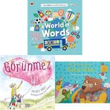 A World of Words Görünmez İp Minik Ayıcıklar İçin Uyku Vakti -3 Kitap Set