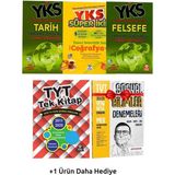 A Yayınları Örnek YKS Tarih Soru Bankası+Coğrafya Süper Ikili+Felsefe Soru B+TYT Çıkmış Sorular+Hediyeler