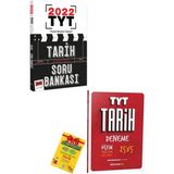 A Yayınları Yargı TYT Tarih Soru Bankası+Aklımdavar TYT Tarih Deneme+Tarih Süper Ikili