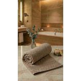 A.Z.H. 1 Adet) Çeyizlik 50X90CM. Yumuşacık Süper Soft Dokulu El ve Yüz Havlusu %100 Coton - renk - 231 - Kahve