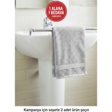 A.Z.H. (1 Adet) Çeyizlik Premium Süper Soft Lüx Cotton 45X70CM. El ve Yüz Havlusu (%100 Pamuk) - 45 x 70 cm - 104 Gri