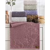 A.Z.H. (6.Lı Set) Avangard Seri Çeyizlik Jakarlı 50 x 90 cm . Bukle Dokulu El, Yüz Havlusu - 50 x 90 cm - Renkli