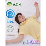A.Z.H. Luvia Kapitoneli Fitted Sıvı Geçirmez Alez Full Kenarlı Yatak Koruyucu - 120 x 200 cm - Beyaz