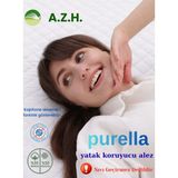A.Z.H. Purella Kapitoneli Fitted Koruyucu Alez Full Kenarlı Yatak Koruyucu (Sıvı Geçirmez Değildir.) - 180 x 200 cm - Beyaz