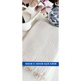 A.Z.H. Windores 180X300Cm. Çok Amaçlı Naturel Koltuk,Kanepe,Divan,Çekyat Kol Kapatan Koltuk Örtüsü A.Krem