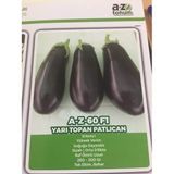 A-z Tohum Patlıcan Hibrit A-Z-60 F1 YARI TOPAN - 20 Adet Tohumluk