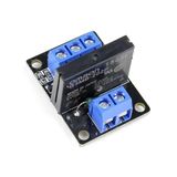 A03B 1 Kanal Solid State Röle Modülü 5V | Low Level Trigger | 240VAC 2A AC Yük Anahtarlama | Arduino/RPi Uyumlu