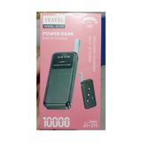 A1-211 Powerbank 10.000 Mah Plus Dijital Göstergeli Dahili Çoklu Kablolu Powerbank,siyah