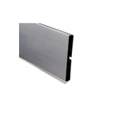 A1 Baza Pvc Profil 100mm Kaplamalı Alüminyum Silver