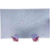 A1 Büyük Boy Siyah Çift Taraflı Kesim Tablası Cutting Mat Kesim Matı 60 x 90 cm (Tek Taraflı T