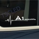 A1 Kelebek Cam Audi Oto Araba Sticker