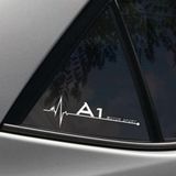 A1 Yan Cam Sticker Oto Kapı Çıkartma Tuning oto 20 cm x 7 cm yazı 20