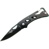 A1103B Siyah Kamp Çakı 15 cm - Kancalı Metal Saplı