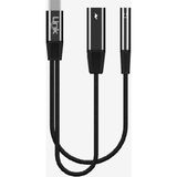 A202 Type-C - Type-C & 3,5 mm Kulaklık Jakı ve Şarj Çoğaltıcı Adaptör - renk