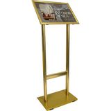 A2(42X60) Gold Sac Taban Çift Ayaklı Menü ve Bilgilendirme Panosu Ayaklı Reklam Panosu
