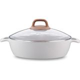 A2982 Gusto Seramik Kısa Tencere 26X7 cm