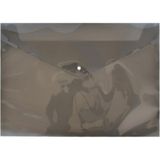 A3 Boy Çıt Çıt Dosya 1 Adet 47X33.5 cm Çıtçıtlı Zarf Dosya Ödev ve Proje Dosyası - Füme