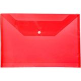 A3 Boy Çıt Çıt Dosya 1 Adet 47X33.5 cm Çıtçıtlı Zarf Dosya Ödev ve Proje Dosyası - Kırmızı