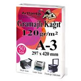 A3 Gramajlı Fotokopi Kağıdı 50 Adet 120 Gr Sertifika Kağıdı Kalın Kağıt Baskı Tüm Yazıcılara Uyumlu 29.7X42cm Ofis Büro