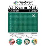 A3 Kesim Matı Ve Kretuar Seti 1 Adet 30X45 Cm Çift Taraflı Çizim Matı Kesim Tablası Kesim Altlığı Kesme Madı Proje
