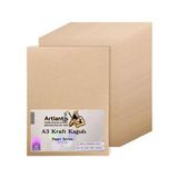 A3 Kraft Kağıt 80 Gr 25 Adet Artlantis Kraft Saman Kağıt 25 Adet