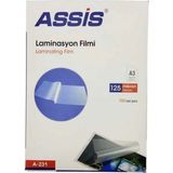 A3 Laminasyon Filmi 125 Mic Şeffaf 100 Lü, Yüksek Kalite, Dayanıklı ve Güvenilir - Seçenek 1 - Altın