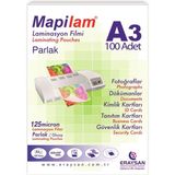 A3 Lamination Film 125 Mikron 100'LÜ Paket, 1 Adet - Ahşap - Seçenek 1