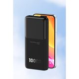 A35 10.000 Mah 15W Mini Powerbank - Siyah - 001-Renkli
