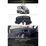 A3D TORPİDO KORUMA Ford COURİER (2013-2020) Ekranlı TORPİDO KORUMA Ön Örtüsü Göğüs Panel Koruyucu Kılıfı Halısı