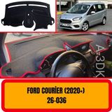 A3D Torpido Koruma Ford Courier ( 2020 + ) Büyük Ekran Ön Göğüs / Panel / Torpido Koruması - Kılıfı - Halısı