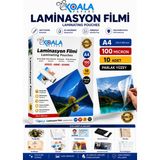 A4 100 Mikron 10 Adet Laminasyon Poşeti Hayvan Bilgi Kartları