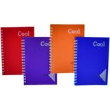 A4 120 Yaprak Kareli Cool Defter Pp Kapak Dikişli