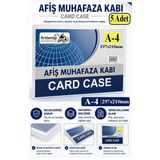 A4 Afiş Muhafaza Kabı 5 Adet 21X29.7 Cm Belge Saklama Kabı Şeffaf Kaliteli Plastik Dosya Belge Saklama