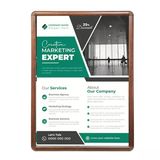 A4 Ahşap Görünümlü Alüminyum Çerçeve 5li Paket