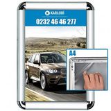 A4 Alüminyum Açılır Kapanır Çerçeve 21x30 cm 5 li Paket