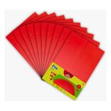 A4 Boy Düz Eva 10 Lu 1 Paket - Kırmızı - 1 Adet