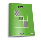 A4 Boy Plastik Kapak 40 Yaprak Çizgili Defter Kenarı Kırmızı Çizgili 1 Adet Newstyle