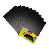 A4 Boy Simli Eva 10 Lu 1 Paket - Siyah - 1 Adet