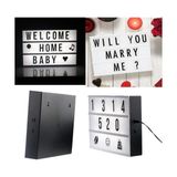 A4 Boyutunda LED Işıklı Yazı Panosu Lightbox - Renkli