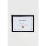 A4 Çerçeve Siyah 21X30 Sertifika Diploma Belge Fotoğraf Için