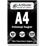 A4 Fotokopi Kağıdı 100 Adet 80 gr 21X29,7 cm Artmaster A4 Boy Fotokopi Kağıdı Yazıcı Kağıdı 100 Lü - A4 - 100 Adet