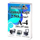A4 Gramajlı Fotokopi Kağıdı 250 Adet 250 Gr Sertifika Kağıdı Kalın Kağıt Baskı Tüm Yazıcılara Uyumlu 21X29.7cm Ofis Büro