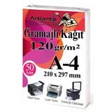 A4 Gramajlı Fotokopi Kağıdı 50 Adet 120 Gr Sertifika Kağıdı Kalın Kağıt Baskı Tüm Yazıcılara Uyumlu 21X29.7cm Ofis Büro