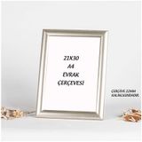 A4 Gümüş Çerçeve 21x30