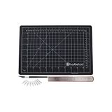 A4 Hobi Kesim Matı Seti Çift Taraflı Cutting Mat Set (SİYAH)