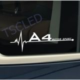 A4 Kelebek Cam Audi Oto Araba Sticker