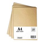 A4 Kraft Kağıdı Kraft Fotokopi Kağıdı Saman Kağıdı- 100 Adet