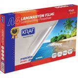 A4 LAMİNASYON FİLMİ - A4 100MIC PARLAK 100LÜ ÜCRETSİZ KARGO